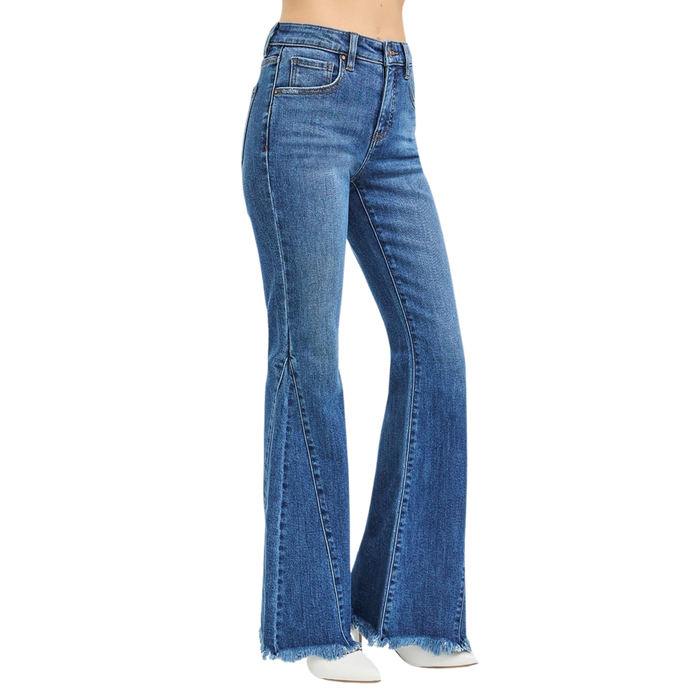 Risen: Mid Rise Flare Side Seam Detailing *PF21470