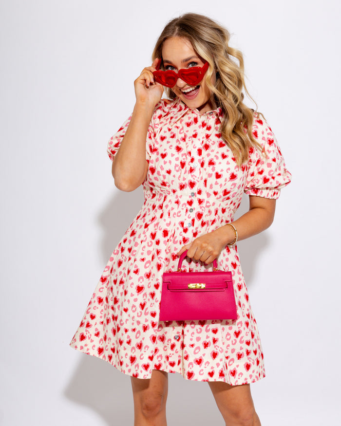 Romantic Heart Mini Dress