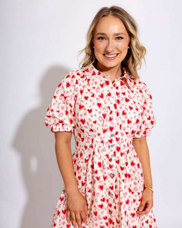 Romantic Heart Mini Dress