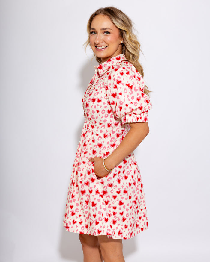 Romantic Heart Mini Dress