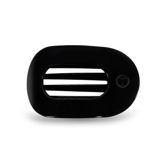 Round Flat Hair Clip | Med. | Jet Black