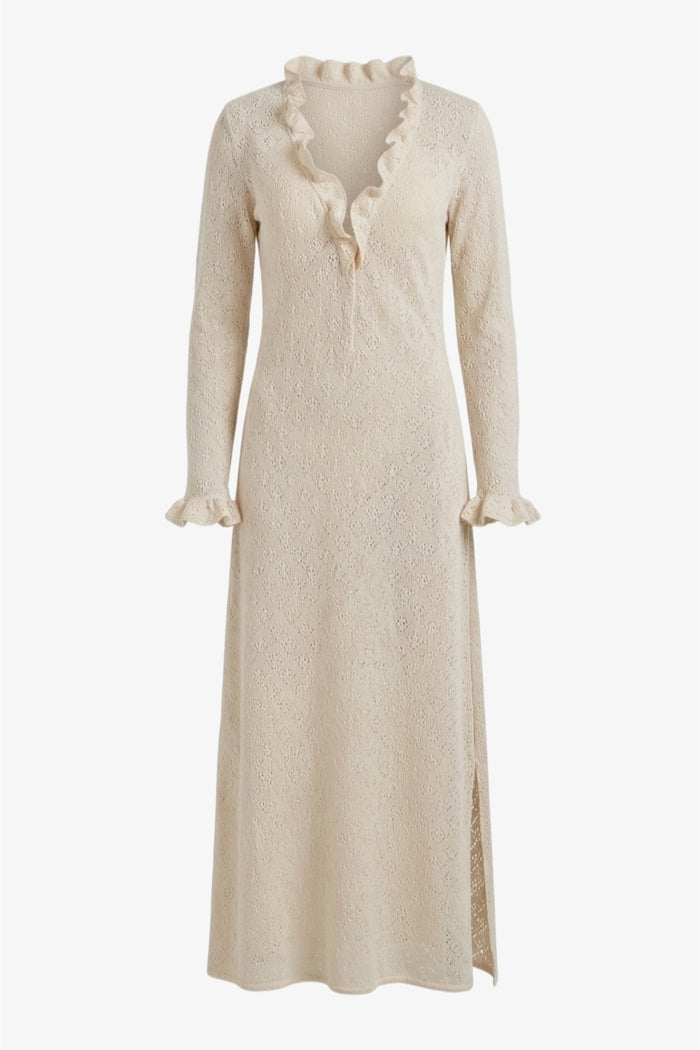 Ruffle-Trimmed Beach Dress