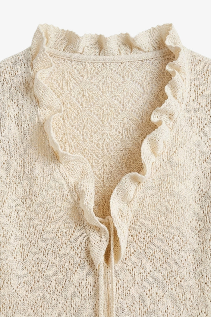 Ruffle-Trimmed Beach Dress