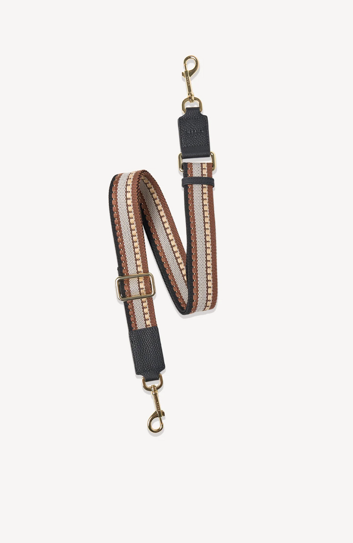 Saben Feature Strap Webbing - Multi Tan