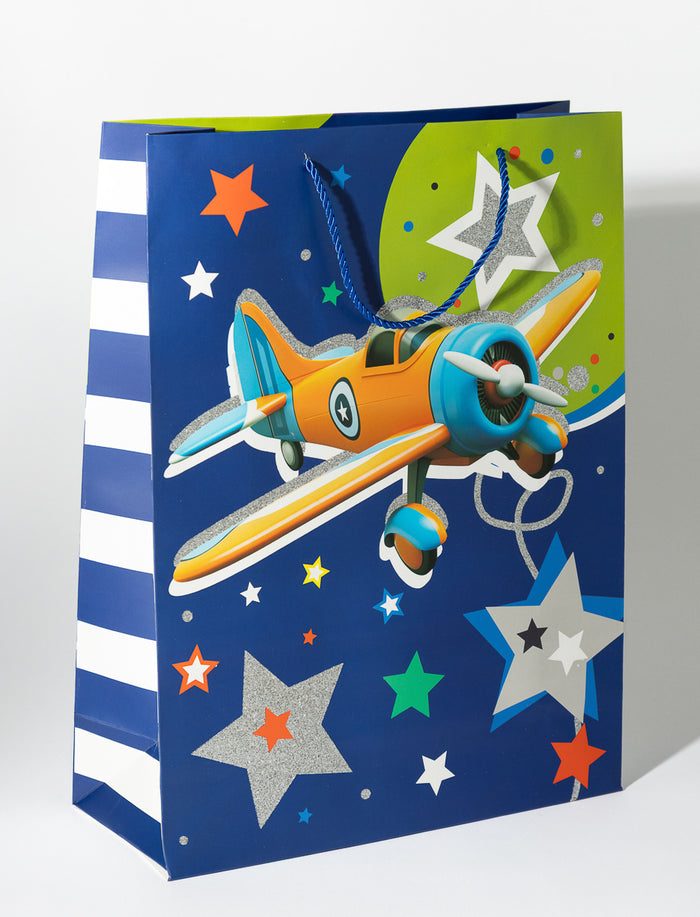 Sac cadeau imprimé grand