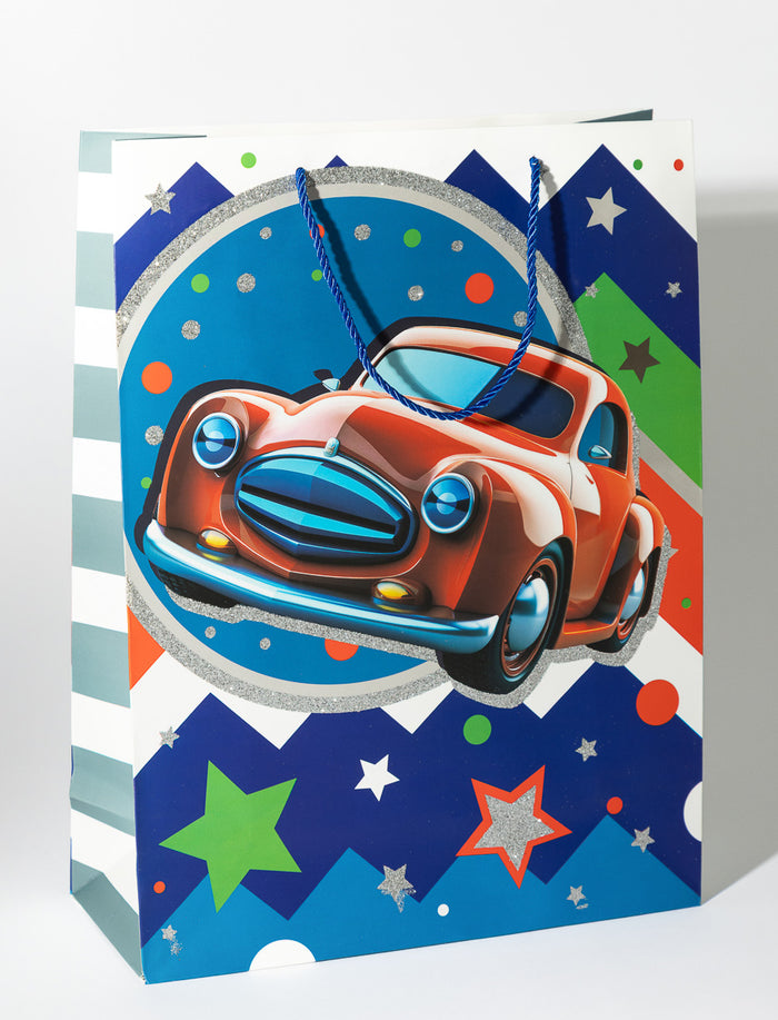 Sac cadeau imprimé grand