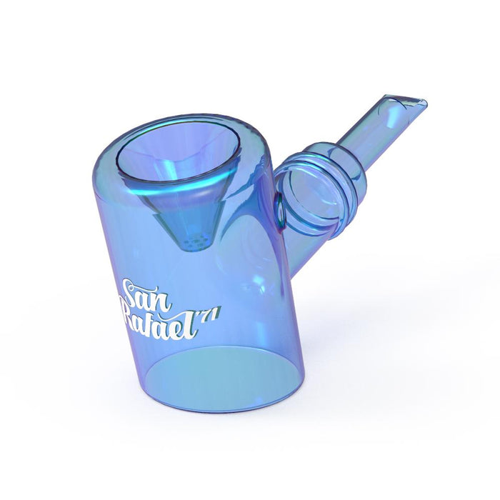 san rafael hammer glass hand pipe blue