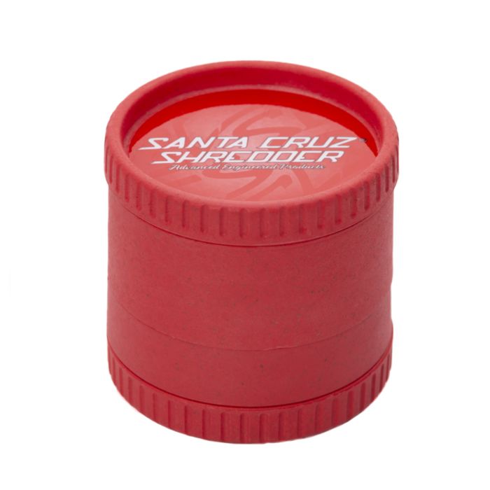 santa cruz hemp grinder 4 piece red