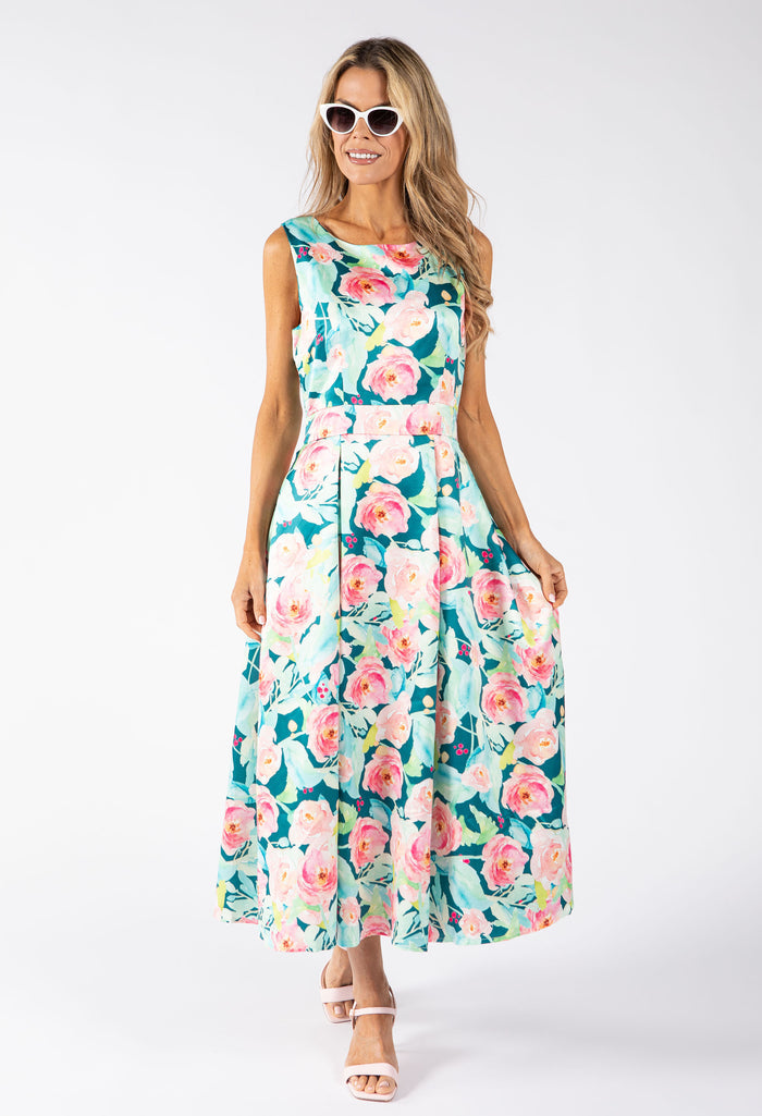 Satin Touch Rose Dress