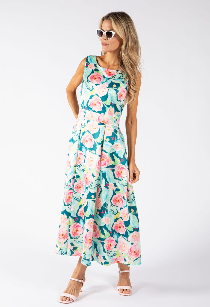 Satin Touch Rose Dress