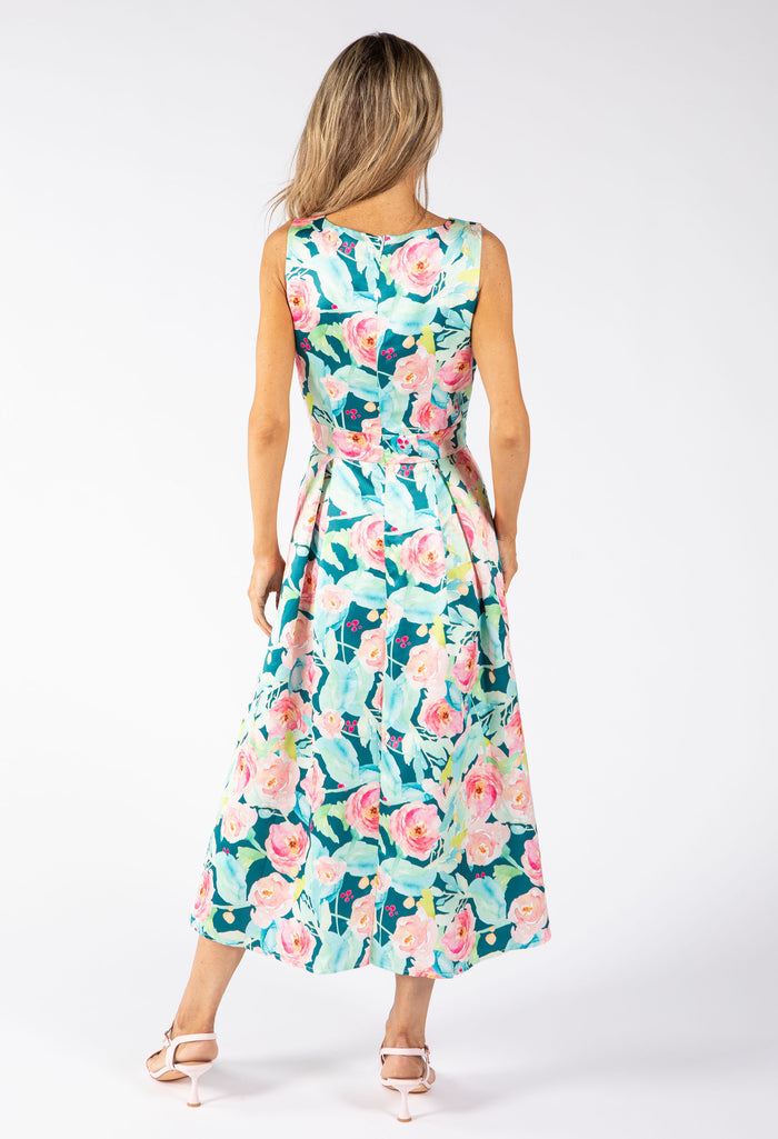 Satin Touch Rose Dress