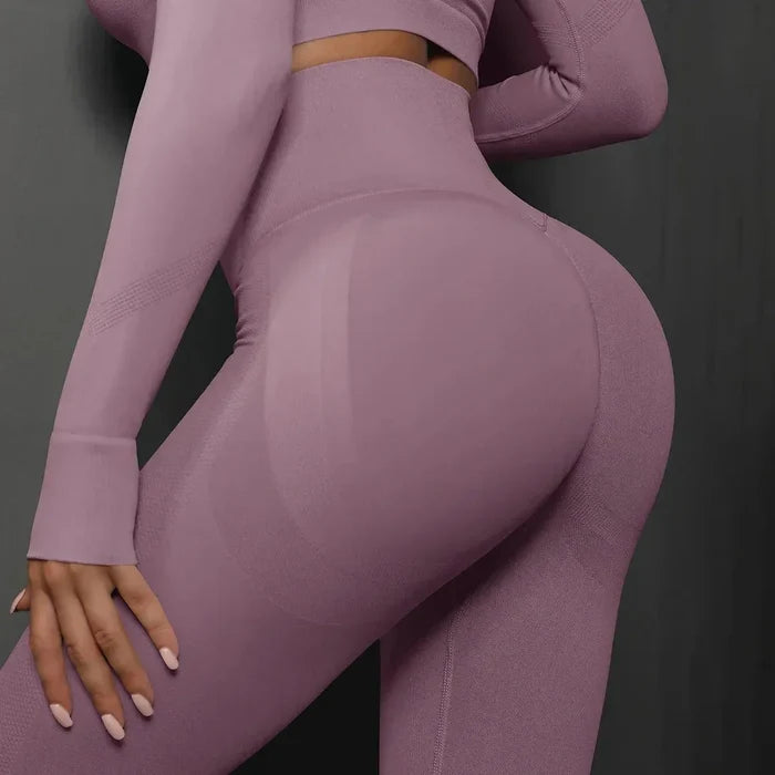 Seamless Fitness Wear Gym Leggings Women Tights Sports Clothing Yoga Pants - Allen-Fitness