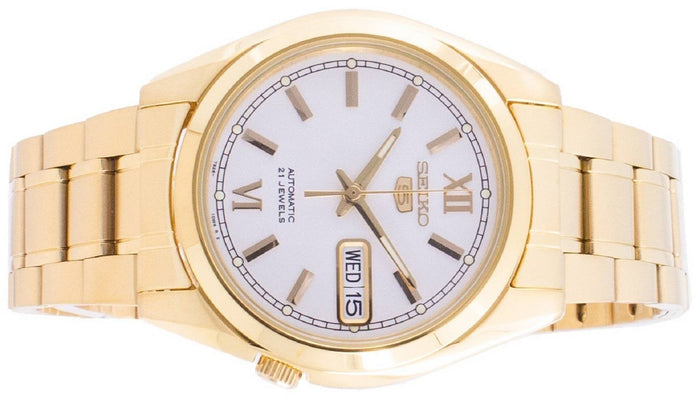 Seiko 5 SNKL58K1 Gold Stainless Automatic Watch Men-Watch Portal Philippines