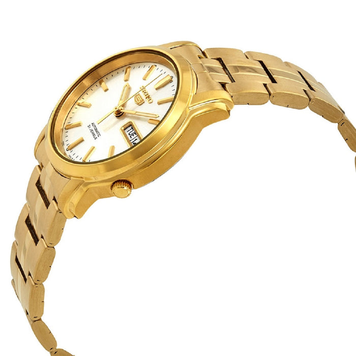 Seiko 5 Sports SNKK74K1 Gold Stainless Automatic Watch for Men-Watch Portal Philippines