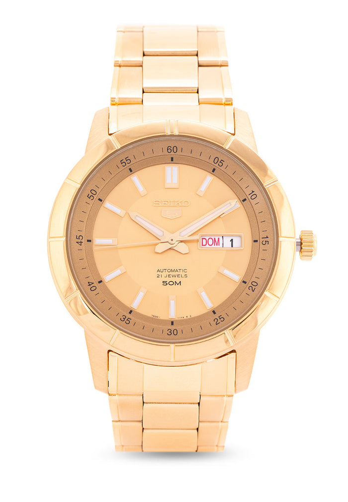 Seiko 5 Sports SNKN62K1 Gold Stainless Automatic Watch for Men-Watch Portal Philippines