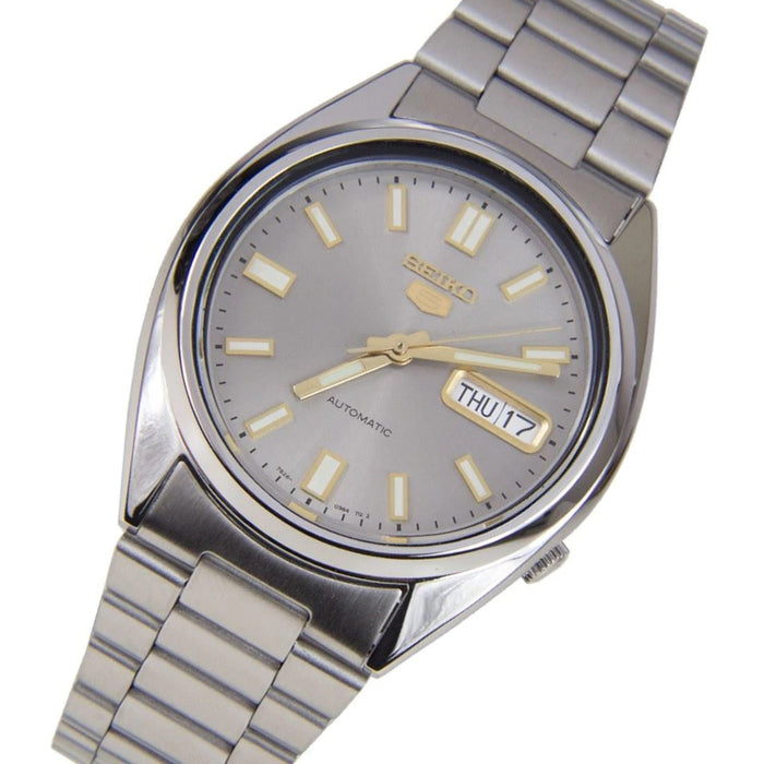 Seiko 5 Sports SNXS75K Silver Stainless Automatic Watch for Men-Watch Portal Philippines