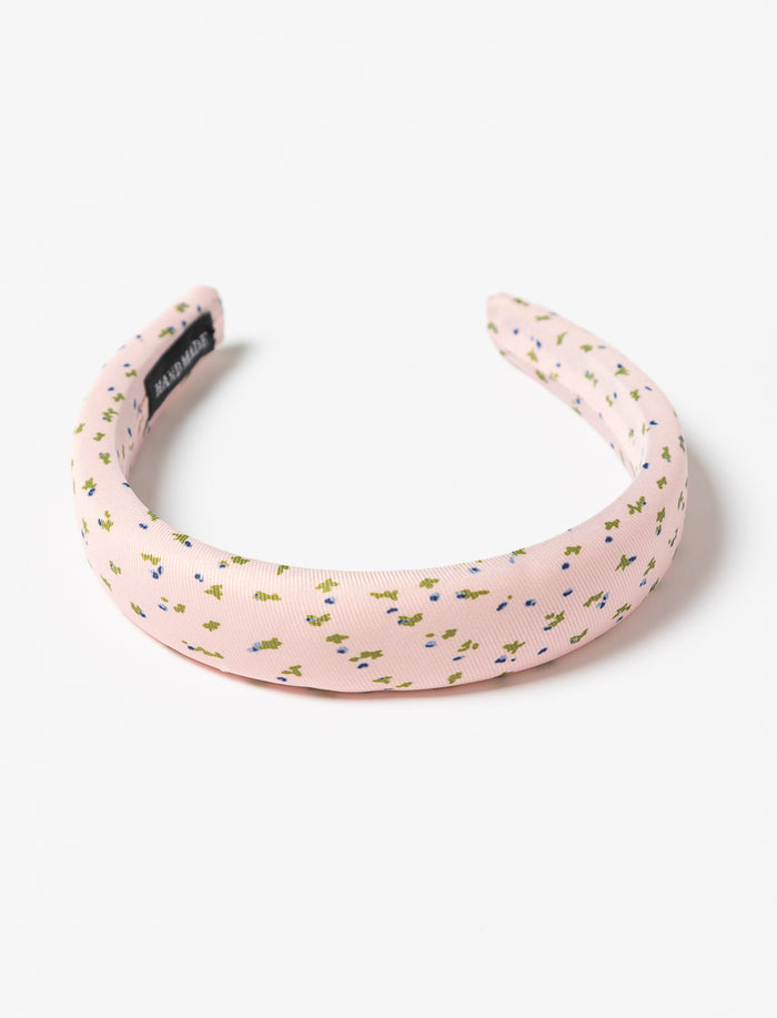 Serre-tête rembourré à motif fleuri