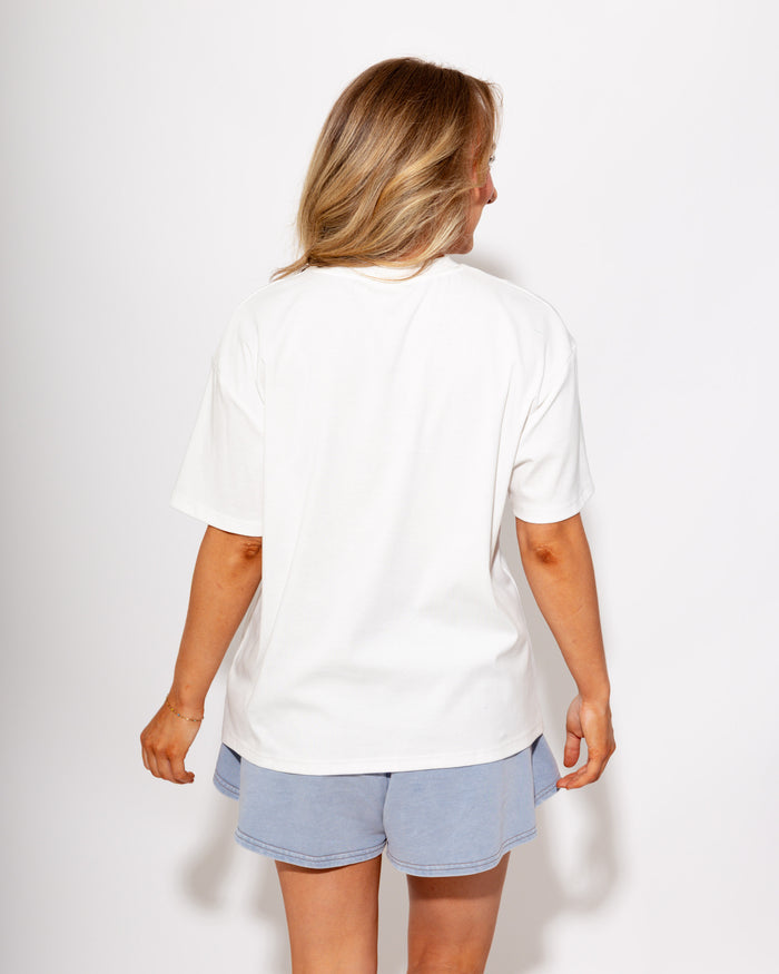 Shell Crochet Patch Beach Tee