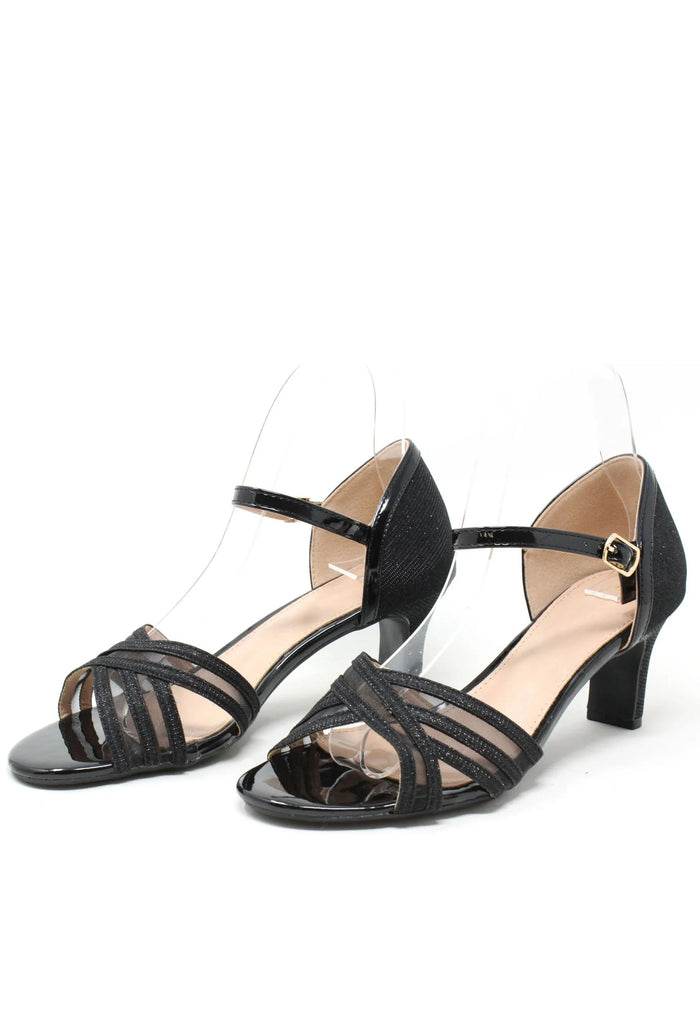Shimmer Ribbon Heel