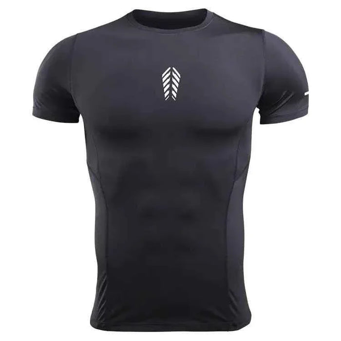 Custom Short Sleeve Sports Tops Seamless Dry Fit Sports Men's Compression Gym Wear Men Gym Tights Gym Fitness Wear
