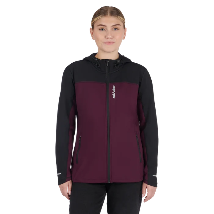 Ski-Doo Ladies Hybrid Zip-Up Tech Fleece