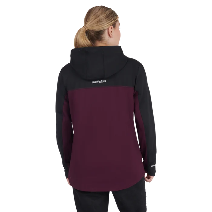 Ski-Doo Ladies Hybrid Zip-Up Tech Fleece