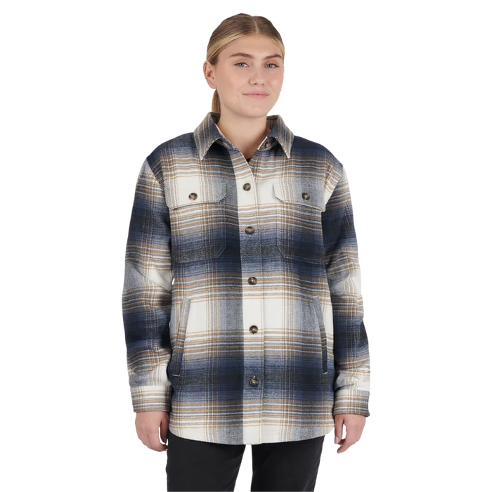 Ski-Doo Ladies Lifestyle Plaid Overshirt