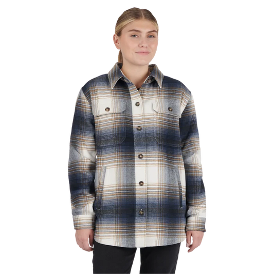 Ski-Doo Ladies Lifestyle Plaid Overshirt