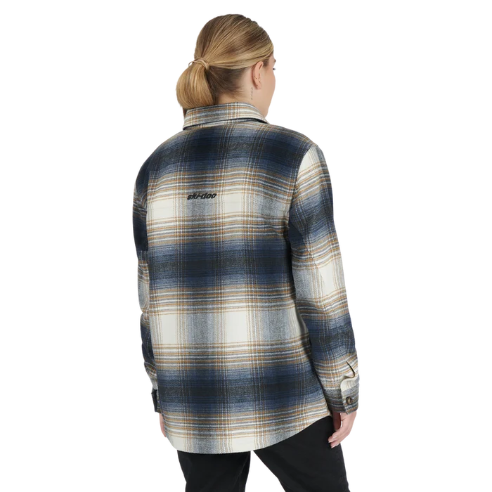 Ski-Doo Ladies Lifestyle Plaid Overshirt