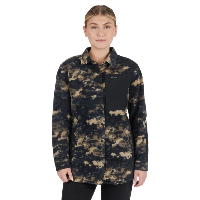 Ski-Doo Ladies Snap-Up Polar Fleece
