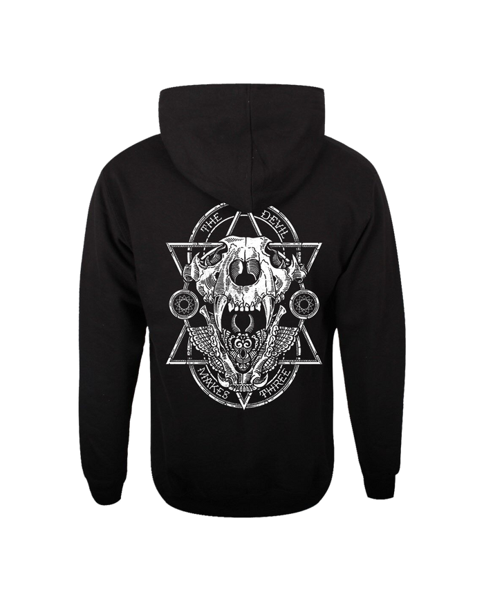 Skulls Zip-Up Hoodie