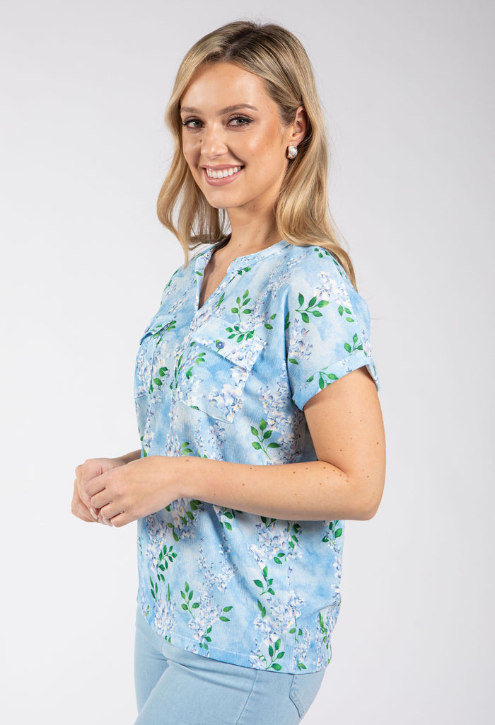 Sky and Blossom Top