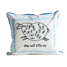 Sleep Well Little One Pillow