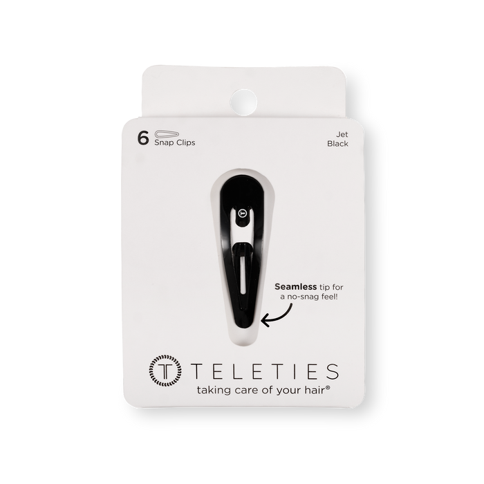 Snap Clip | Jet Black | 6 Count