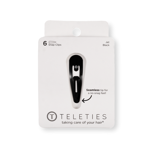 Snap Clip | Jet Black | 6 Count