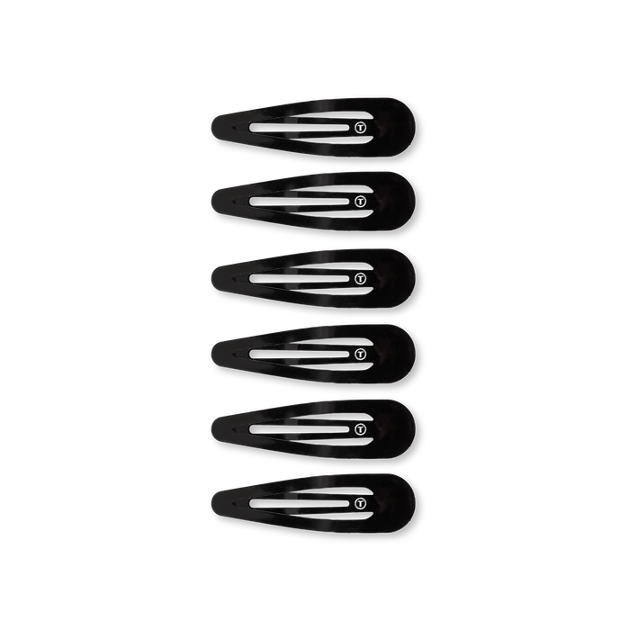 Snap Clip | Jet Black | 6 Count