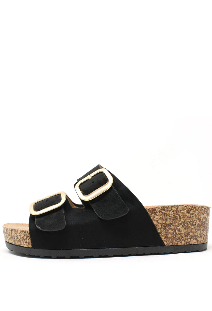 Soft Gold Buckle Sandal