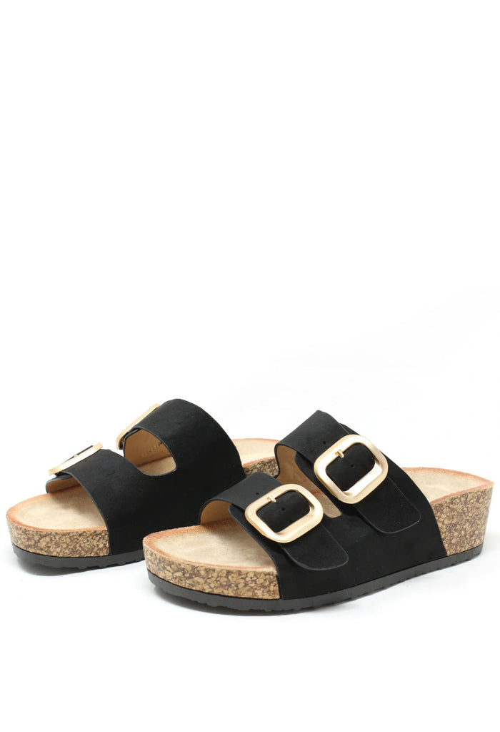 Soft Gold Buckle Sandal