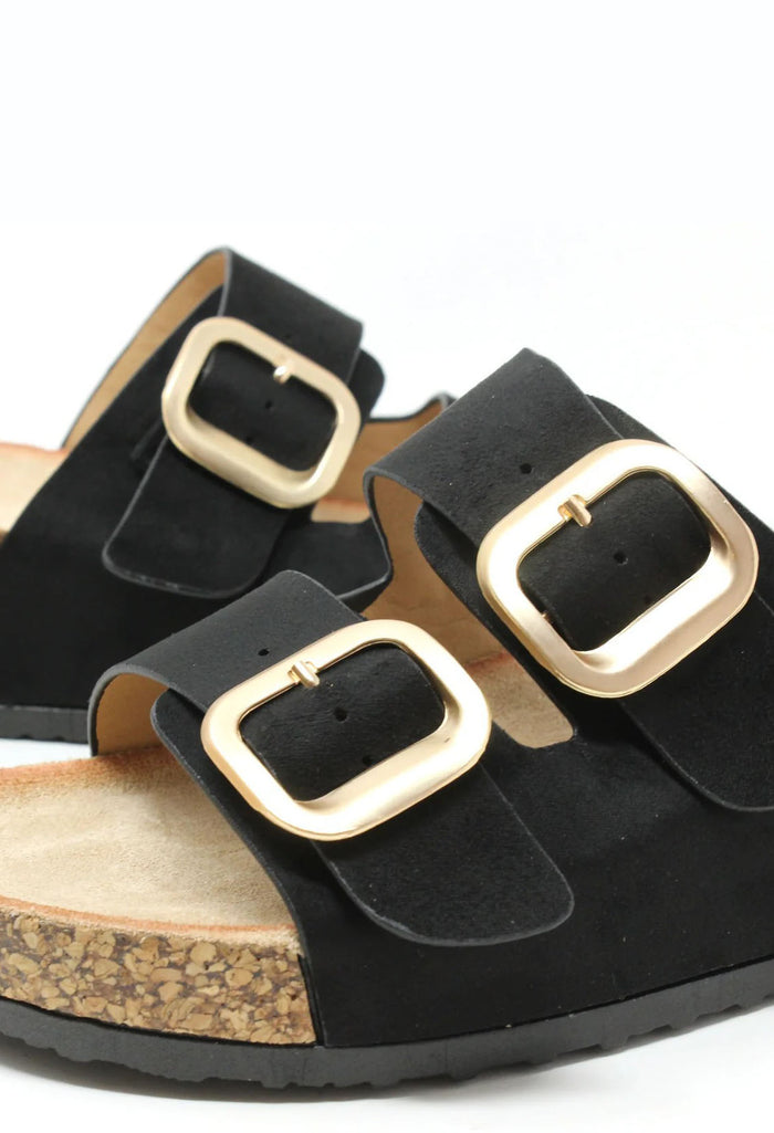 Soft Gold Buckle Sandal