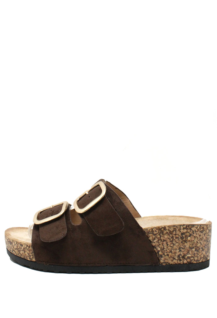 Soft Gold Buckle Sandal