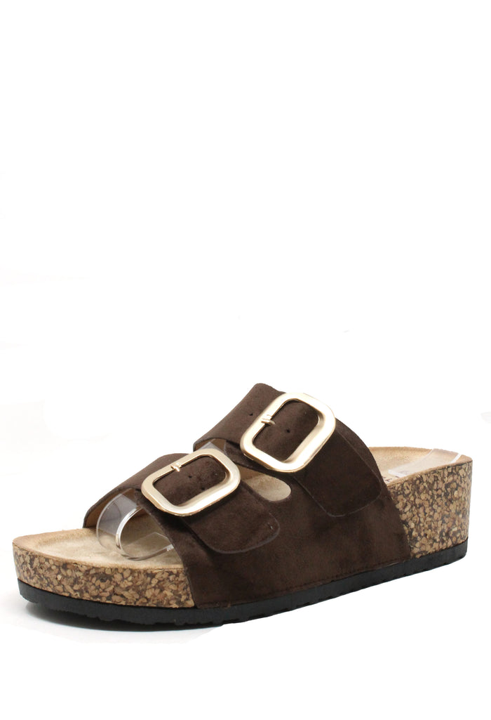 Soft Gold Buckle Sandal