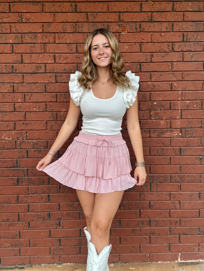 Soild Color Skirt