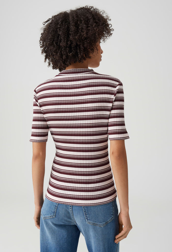Sokira Striped Rib Top