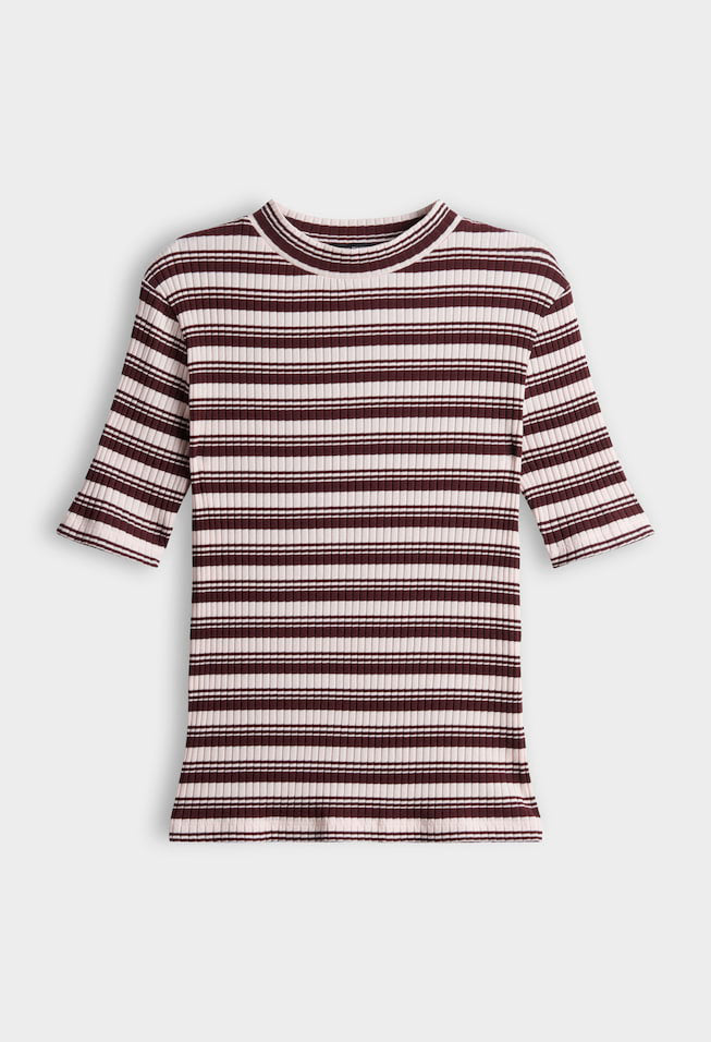 Sokira Striped Rib Top