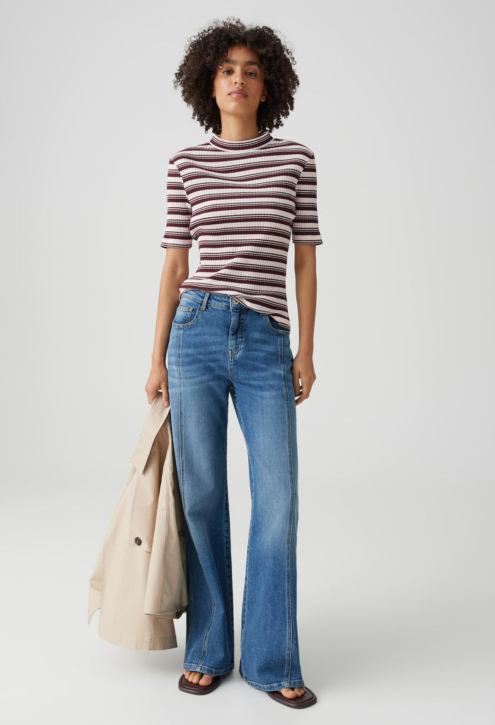 Sokira Striped Rib Top