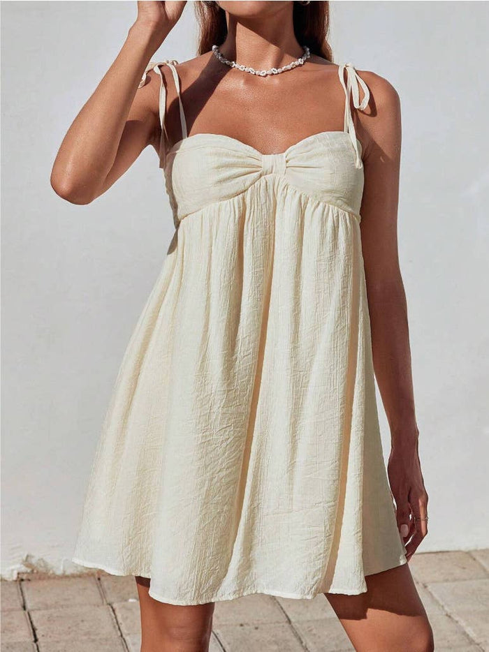 Solid Color Mini Cami Dress
