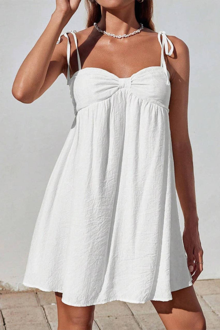 Solid Color Mini Cami Dress