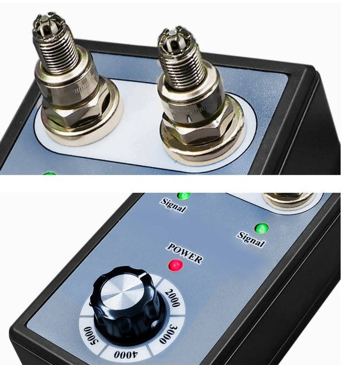 Spark Plug Tester Dual Hole Diagnostic Tool 12V Gasoline Car Ignition Analyzer