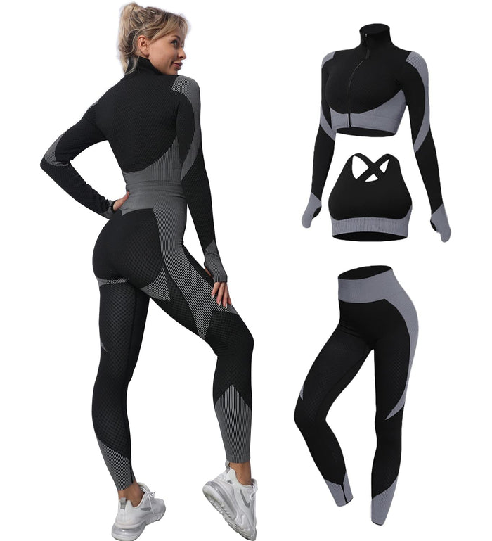 Black Grey 3-PCS set / M