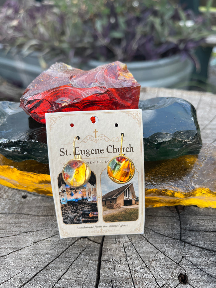 St. Eugene Church Stained Glass Cuff Links